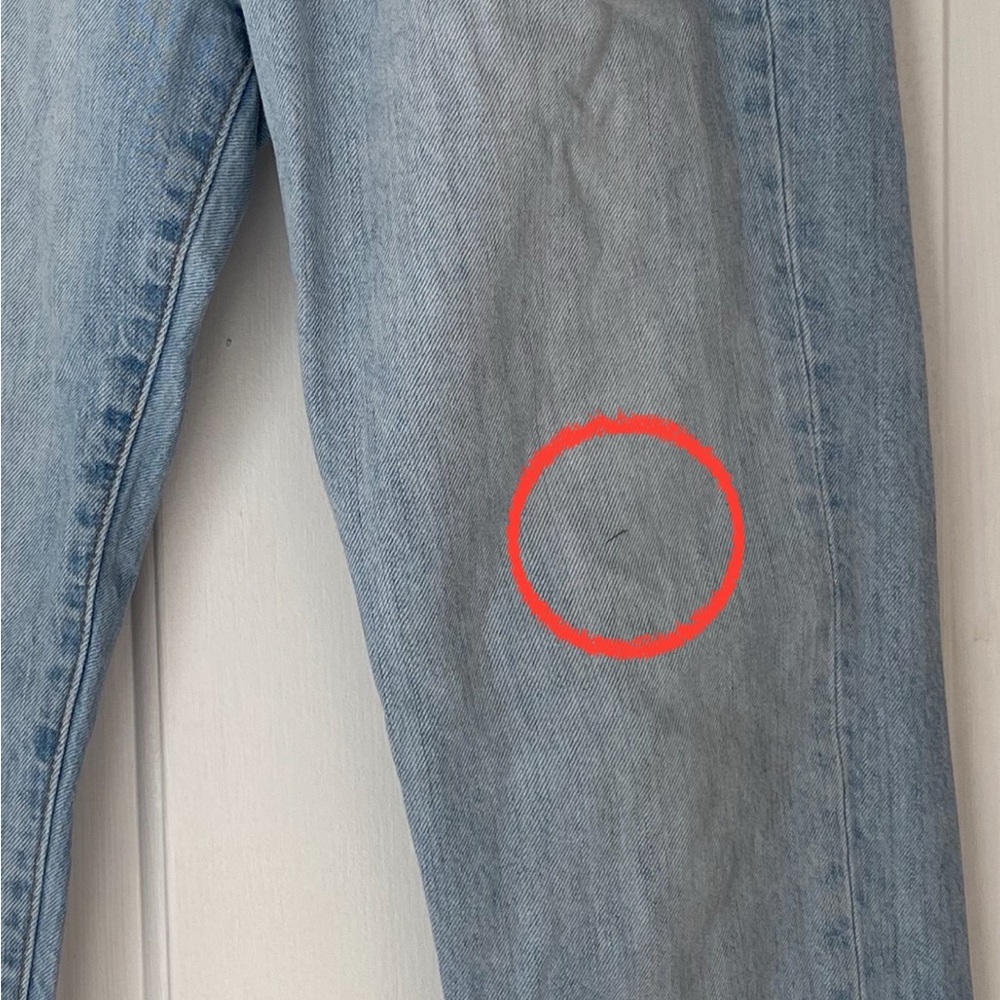 Madewell Classic Vintage Light Blue Straight Jeans - Picture 9 of 9